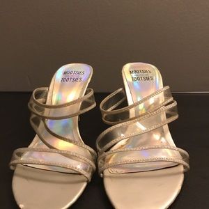 Lucite slip in Sandal
